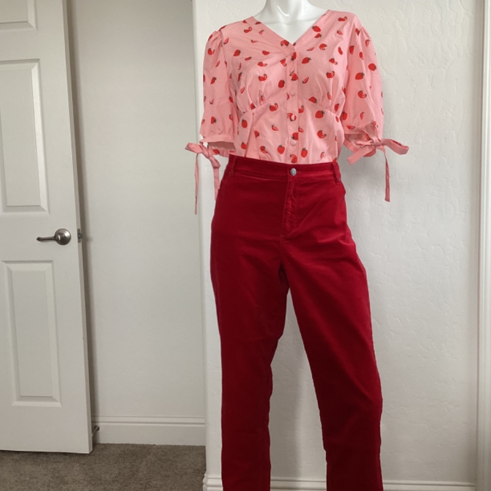 Belle Poque, excellent condition, size L, pink with strawberry print - Picture 6 of 7